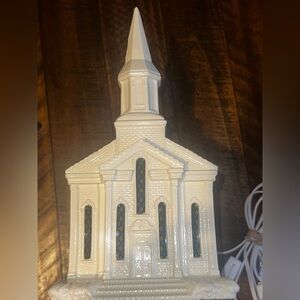 UEC Department 56 Vintage Winter Silhouette Cathedral Facade Accent Light